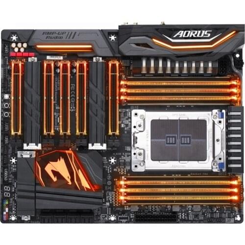 GIGABYTE X399 AORUS Gaming 7 Motherboard AMD X399 8 x DDR4 DIMM sockets Motherboard