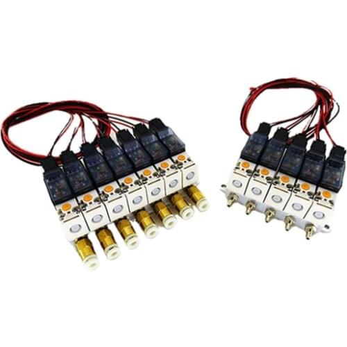 Micro electronic valve for air retract gearbrake 3 5 6 7 9way turbine jet gasoline airplane parts