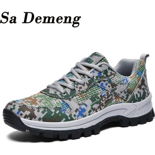 Unisex Men Breathable Camouflage Casual Shoes Work Shoes Men Sneakers Walking Shoes