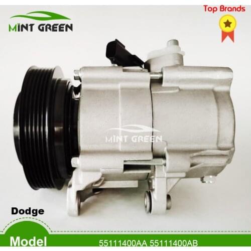 For free shipping AC Compressor F500-DM5AA-03 55111400AA 55111400AB for Car JEEP LIBERTY 3.7L 6 CYL for DODGE NITRO 3.7L 07 08