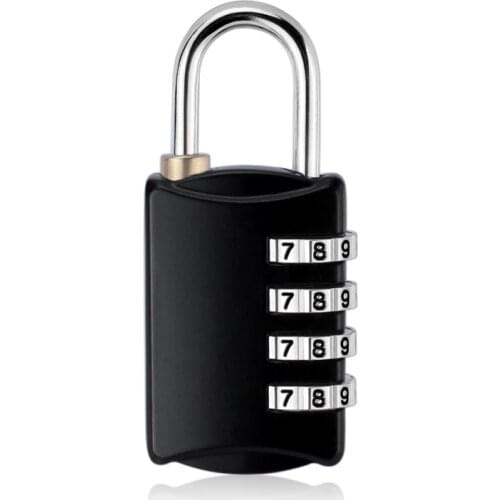 Baggage Lock 4 Digit Code Combination Password Lock Portable Travel Mini Carrying Luggage Case Security Padlock Safely Code Lock