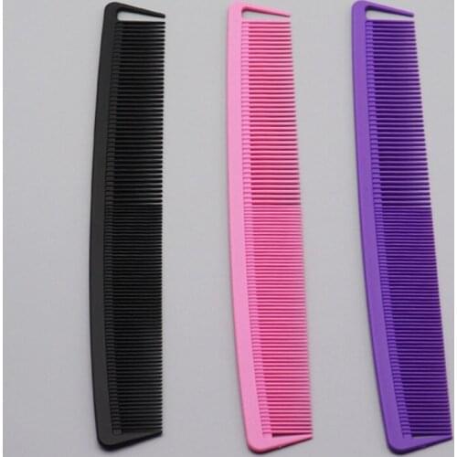 Professional Hairdressing Hair Cutting Anti-static Comb Wide Fine Teeth Stylist Hairdresser Styling Tool Plastic Hair Comb