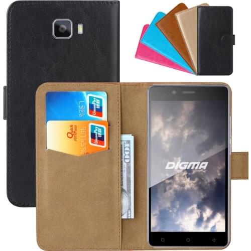 Luxury Wallet Case For Digma VOX S502 3G/4G PU Leather Retro Flip Cover Magnetic Fashion Cases Strap