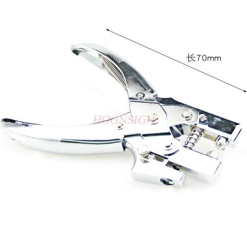 Metal retaining ring punching machine single hole punching machine manual punching machine pressure eyelet lanyard tag tag