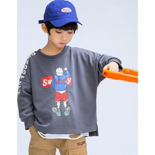 Fashion Spring Autumn Tops Boys Sweatshirts Jacket Coat Kids Overcoat Outwear Teenager Children clothes High Quality