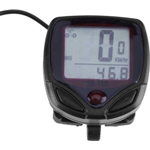 Bicycle Computer With LCD Digital Display Waterproof Bike Odometer Speedometer Cycling Stopwatch Riding Speed Accessories