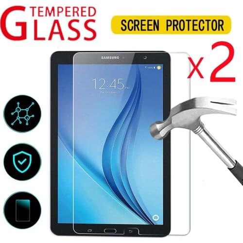 2Pcs Tablet Tempered Glass Screen Protector for Samsung Galaxy Tab E 9.6 Inch SM-T560/T561 Protective Film 9H Glass