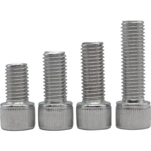 20PCS 8#-32UNC American Threaded Stainless Steel Cylinder Head Hex Socket Screw Bolts 8#-32*1/4 To 8#-32*1