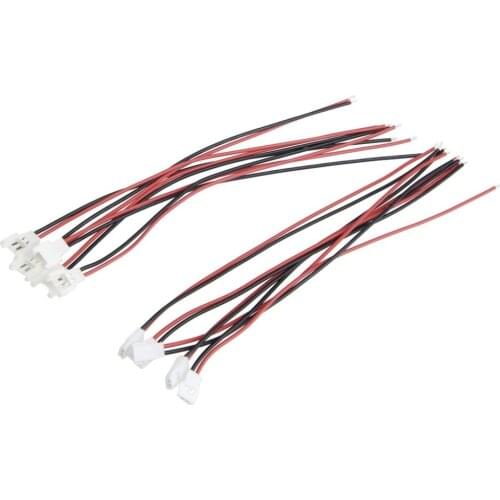 2018 NEW M89C10Pairs DIY JST DS LOSI 2.0MM 2 Pin Connector Plug Male Female With Wire 150MM