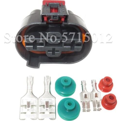 4 Hole 1K0 906 234 Automotive Car Electronic Fan Plug Female Wire Socket For VW Polo Golf Audi