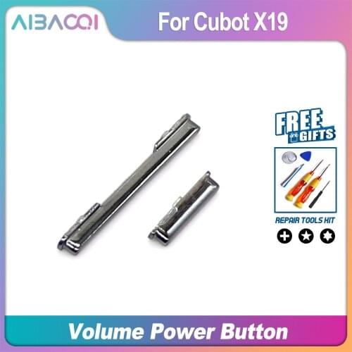 AiBaoQi Brand New Quality Volume Power Button Side Key For Cubot X19 Volume Keys