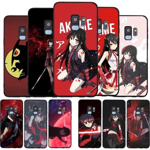 Akame Ga Kill Black TPU Silicone Soft Phone Case For Samsung Galaxy S20 S10 S9 S8 Plus Lite NOTE 10 9 8 S7 EDGE