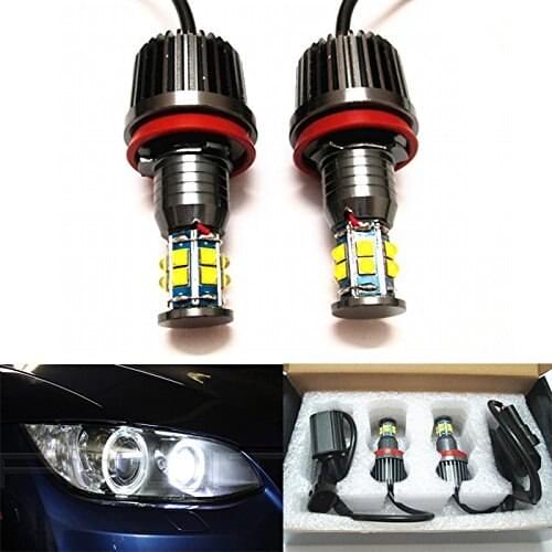 Free Shipping 120W White 6000K CREE XT-E LED Chips Halo Angel Eyes H8 Ring LED Bulbs Canbus For BMW E70 E71 E87 E93 x2