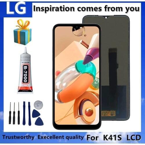 For LG K41S LCD Display Touch Screen Digitizer Assembly LCD For LG k41S LMK410EMW LM-K410EMW LM-K410 Replacement