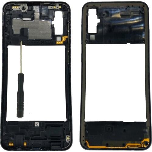 For Samsung Galaxy A50 A505 A505F A505FN A505FM A505GN Phone New Side Housing Middle Frame Center Chassis With Buttons + Tools
