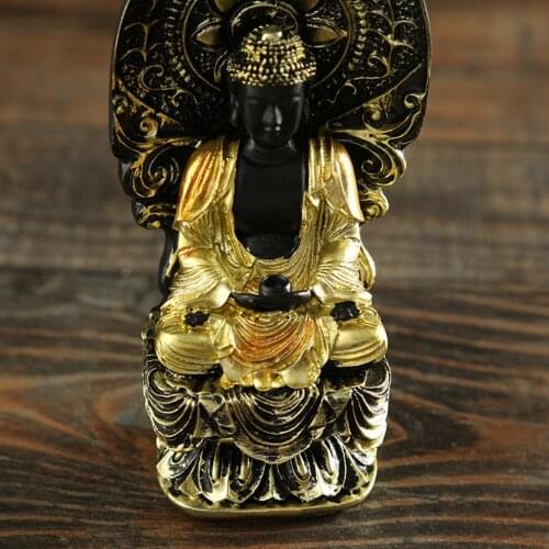 Kwan-yin Bodhisattva Buddha Statue Collectibles Yoga Zen Decor Ornament