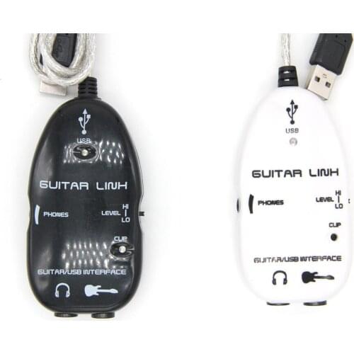 Electric Guitar Cable Audio USB Link Interface Adapter For MAC/PC Music Recording Accessories for Guitar players