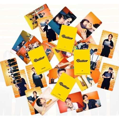 KPOP 8PCS/SET Bangtan Boys Butter Lomo Cards Photocards Postcards Double Sides JIMIN JIN SUGA J-HOPE Fans Collection Gifts