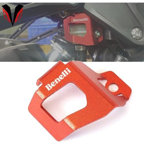 Motorcycle Rear Brake Fluid Reservoir Cover Oil Cap CNC Protector for Benelli Leoncino 250 BJ250 752S TNT 302S BN302