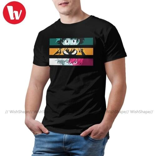 Boku No Hero T Shirt Plus Ultra T-Shirt Mens Print Tee Shirt Oversized Fun 100 Cotton Short-Sleeve Tshirt