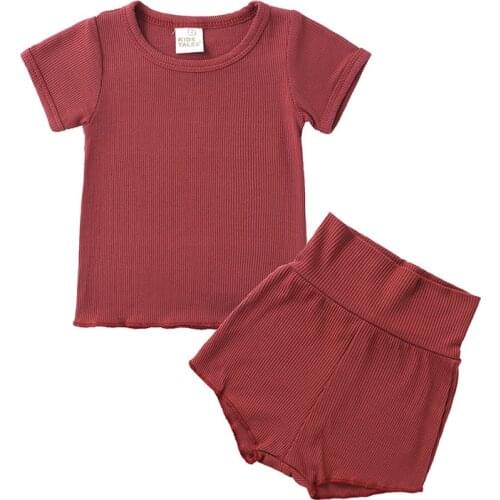 MILANCEL 2021 Summer New Baby Pajamas Set Short Sleeve O Neck And Pants Sleepwear