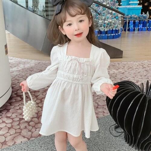 Girl Dress Kids Baby Gown 2021 Casual Winter Autumn Toddler Princess Outwear School Uniform Dresses Children Clothing
