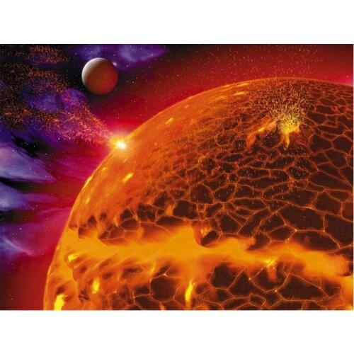 Full Round drill 5D DIY Diamond embroidery Space planet Sun Diamond Painting Cross Stitch Rhinestone Mosaic decoration