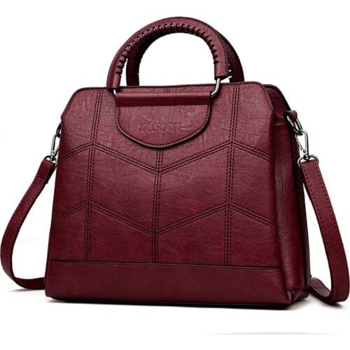 Tote Leather Luxury Handbags Women Bags Designer Handbags High Quality Crossbody Bags For Women 2019 Sac a Main Ladies Hand Bag