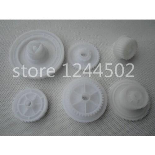 Compatible new toner cartridge drive gear assembly for HP 5200 RU5-0550-000 RU5-0551-000 6 pcs per set 2 sets per lot