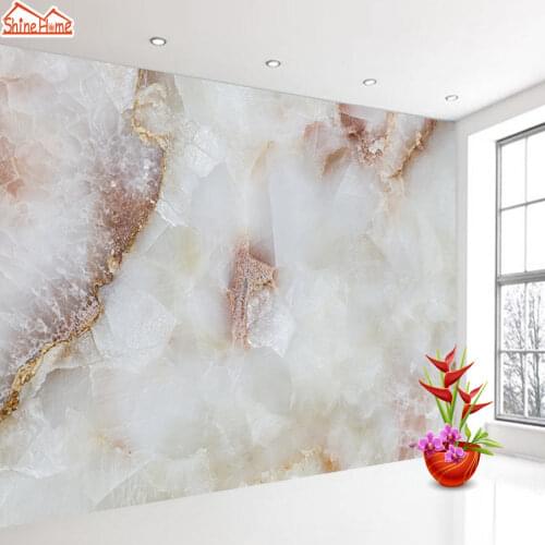 Modern Mable Pattern Custom Mural 3d Walls Papers Home Decor Wallpapers for Living Room Murals Wall Paper Contact Wallpaper Roll