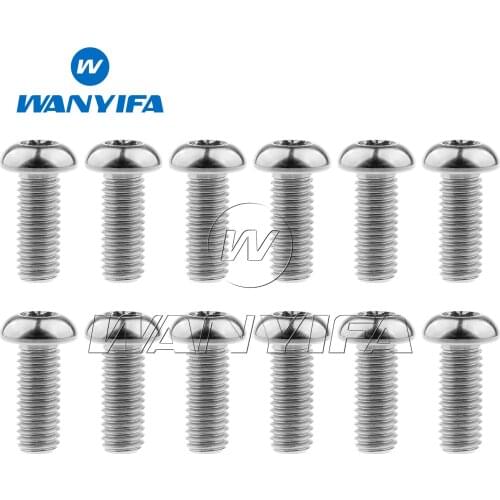 Wanyifa Titanium Ti Bolt M8x20mm Torx T40 Screws Motorcycle Disc Brake Rotor 12pcs