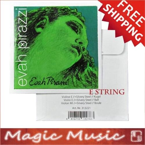 Free shipping! Pirastro Evah Pirazzi Violin E String Model 313221 Ball End 4/4, made in Germany, 1 Piece Only E String 313221