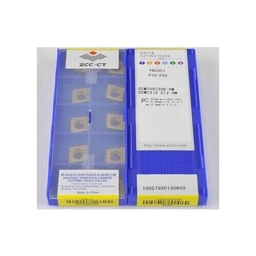 Free shopping 10 pcs CCMT09T308 HM YBC251 milling cutter insert carbide cemented carbide turning tools