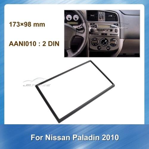 2 Din Car Radio Fascia For Nissan Paladin 2010 Car DVD Player frame GPS Navigation Fascia Panel Dash Kit Adapter Bezel Trim