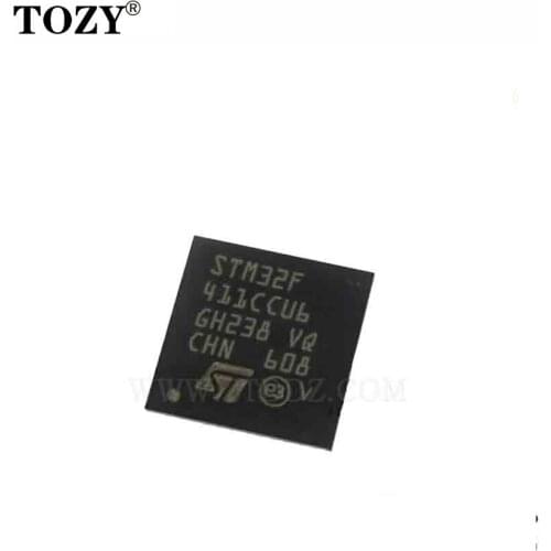 5pcs / lot Stm32f411ccu6 stm32f411 qfn-48 chip microcontroller new original