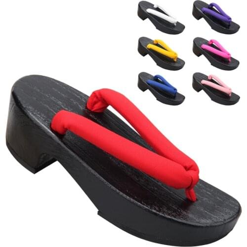 Demon Slayer Kimetsu No Yaiba Anime Cosplay Shoes Kamado Tanjirou Sandals Kamado Nezuko Geta Clogs Agatsuma Zenitsu Flip Flops