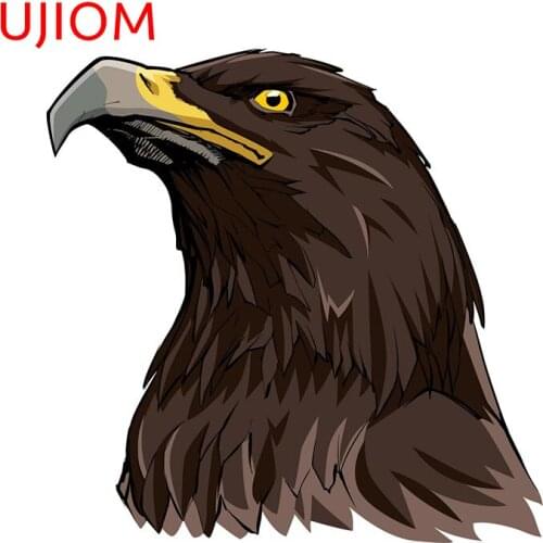 UJIOM Golden Eagle Childrens Bedroom Decor Wall Stickers Moisture Proof Bathroom Kitchen Kitchen Wall Decal Mural Art