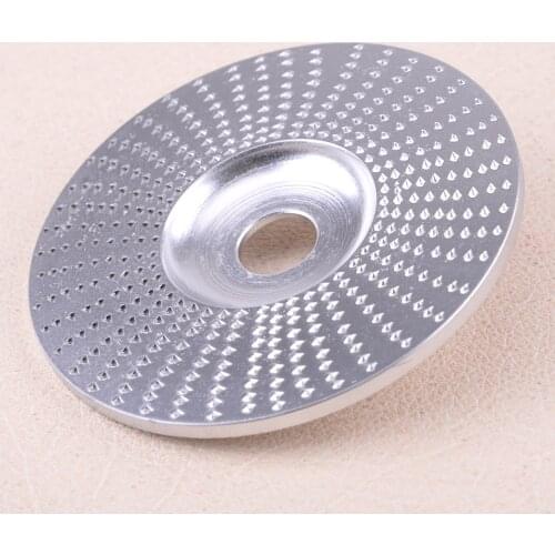 LETAOSK 100mm Silver Grinding Wheel Wood Sanding Carving Shaping Disc Fit For Angle Grinder