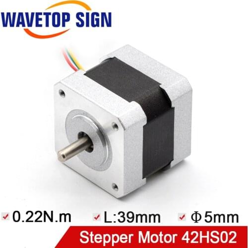Leadshine Nema17 2Phase Stepper Motor 42HS02 0.22N.m Shaft Dia.5mm Length 14mm For CO2 Laser Cutting Engraving Machine