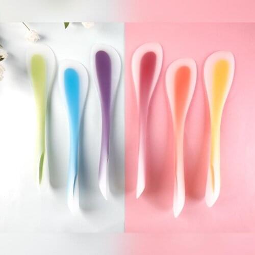 1pc Dual Sided Silicone Cream Baking Spatula Non Stick Butter Scraper Chocolate Spreader Heat Resistant Kitchen Pastry Tools