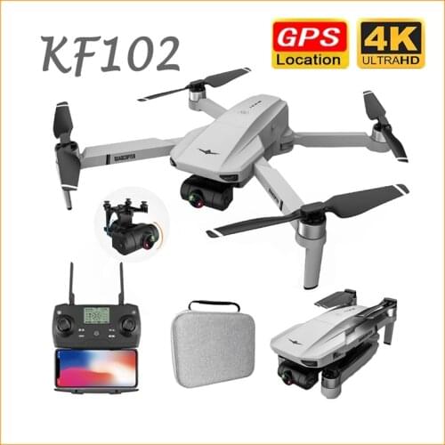 KF102 GPS Drone 4K HD Camera with 2-Axis Anti-Shake Gimbal Profesional Quadcopter Brushless WiFi FPV Dron VS SG907 MAX