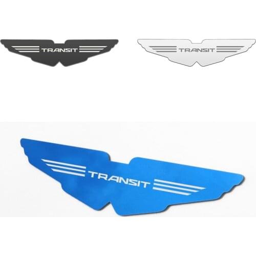 Creative 3D Metal Car Sticker stainless steel car body Emblem Badge Decal For Ford transit 2006-2016 Car-styling Accessories