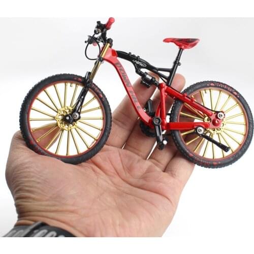 3 types 1:10 Alloy Bicycle Model Diecast Metal Finger Mountain bike Racing Toy Bend Road desktop Collection Toys for child/adult