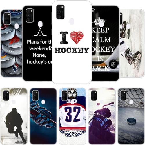 Ice Hockey Soft Case for Samsung Galaxy F41 M01 Core M02S M12 M21S M30S M31S M42 M51 M62 A6 A7 A8 Plus 2018 Silicone Cover
