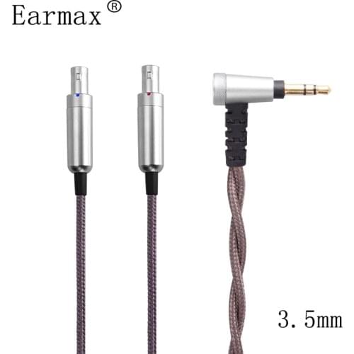 New Headphone Upgrade cable 3.5mm balance For Sennheiser HD800 HD800s HD820 D1000 Single crystal copper silver-plated cable