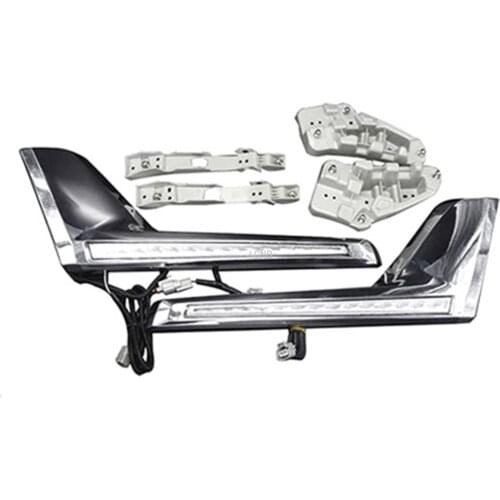 Upgrade Daily Light Accessories for Toyota Land Cruiser 200 FJ200 2016 2017 2018 2019 LED water lamp effect