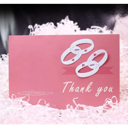 Wedding Rings Metal Cutting Dies DIY Scrapbooking Embossing Album Paper Cards Making Crafts Supplies New 2019 Diecut Cut Dies