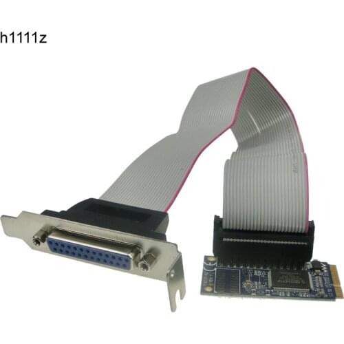 BTBcoin Add On Card MCS9901 mini PCI-e to IEEE 1284 Parallel Card MINI PCI Express to DB25 Printer LPT Port Adapter for mini ITX
