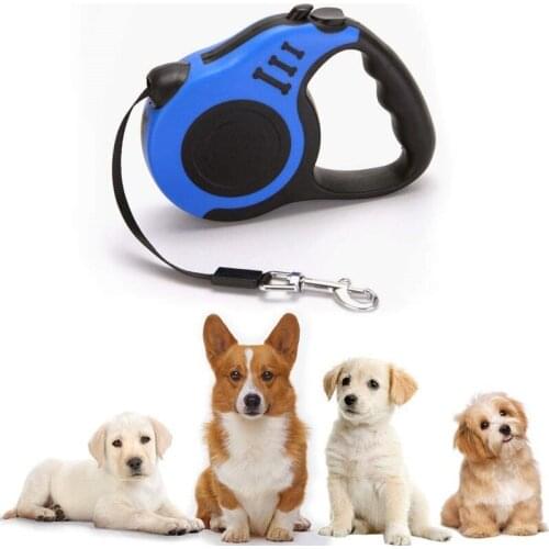 3m/10ft Retractable Dog Leash Durable Automatic Flexible Nylon Pet Dogs Cat Raction Rope Leashes Tool Dog Accessories Supplies