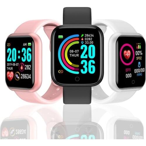 Smart Bracelet, Heart Rate, Blood Pressure Sports Bluetooth Bracelet Electronics New D20 Suitable for Android IOS